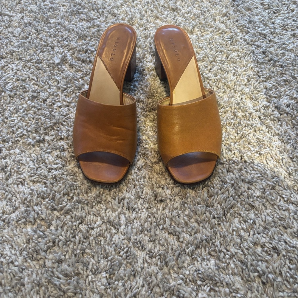 Nisolo Leather Slide Sandals